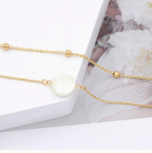 Brand New Gold Pearl Choker Mother Pearls 14k - Picture 6 of 7